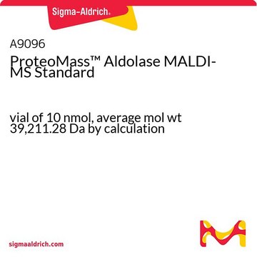 ProteoMass&#8482; Aldolase MALDI-MS Standard vial of 10&#160;nmol, average mol wt 39,211.28&#160;Da by calculation