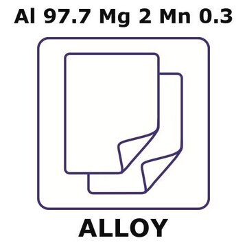 Aluminum alloy 5251 foil, Al97.7%/Mg 2%/Mn 0.3%, thickness 1.5&#160;mm, size 250 × 250&#160;mm, condition mirror polished on both sides