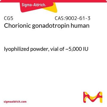 Choriongonadotropin lyophilized powder, vial of ~5,000&#160;IU