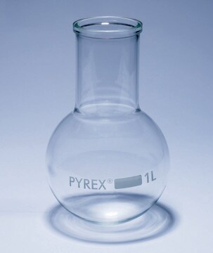 Pyrex&#174; Boiling flask, round bottom, wide neck capacity 20,000&#160;mL