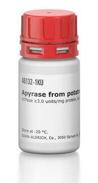 Apirasa from potatoes ATPase &#8805;3.0&#160;units/mg protein, lyophilized powder