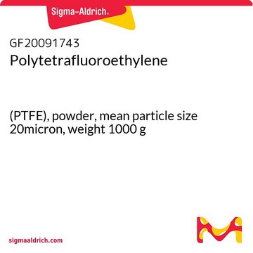 Polytetrafluoroethylene (PTFE), powder, mean particle size 20micron, weight 1000&#160;g