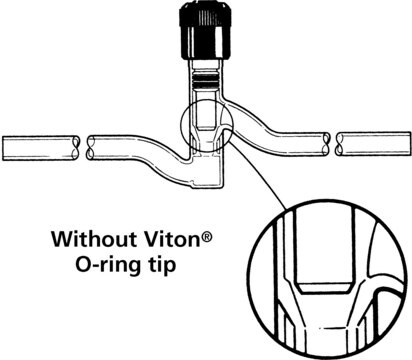 HI-VAC&#174; vacuum valves One-way, O-ring tip: no, bore 0-8&#160;mm