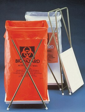 Scienceware&#174; biohazard disposal bags W × H × thickness 24&#160;in. (61&#160;cm) × 36&#160;in. (91&#160;cm) × 0.00125&#160;in., translucent, pack of 100