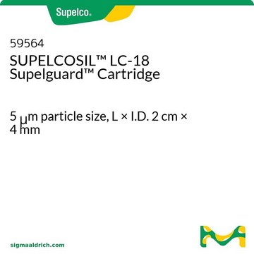 SUPELCOSIL&#8482; LC-18 Supelguard 柱芯 5&#160;&#956;m particle size, L × I.D. 2&#160;cm × 4&#160;mm