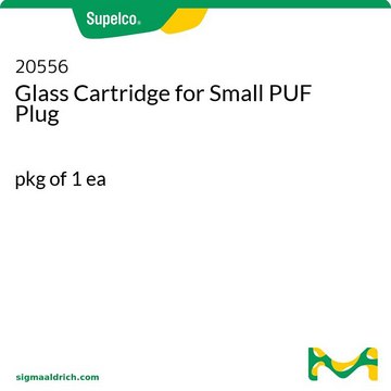 Glass Cartridge for Small PUF Plug pkg of 1&#160;ea