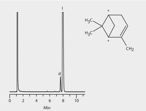 GC Analysis of &#946;-Pinene Enantiomers on Astec&#174; CHIRALDEX&#8482; B-DM suitable for GC