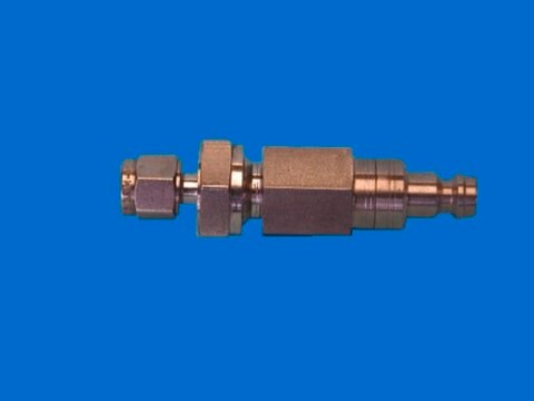 Rapid-action connector for product tube 3x1.5 mm