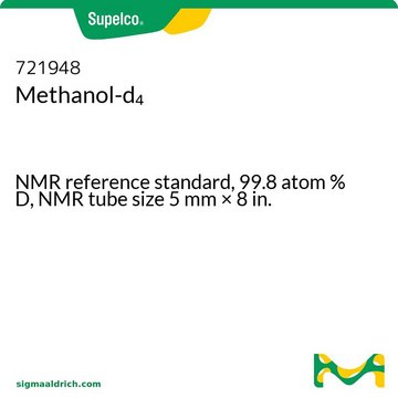 Methanol-d4 NMR reference standard, 99.8 atom % D, NMR tube size 5&#160;mm × 8&#160;in.