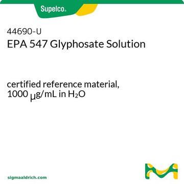 Solution de glyphosate EPA&nbsp;547 certified reference material, 1000&#160;&#956;g/mL in H2O