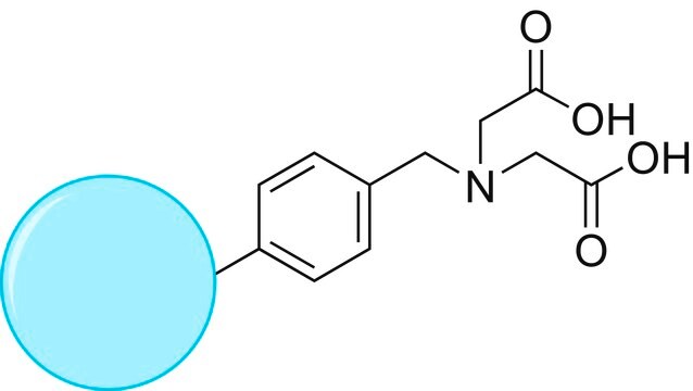 TurboBeads&#8482; Complexon extent of labeling: &#8805;0.1&#160;mmol/g loading (-Ph-CH2-N(CH2-COOH)2)