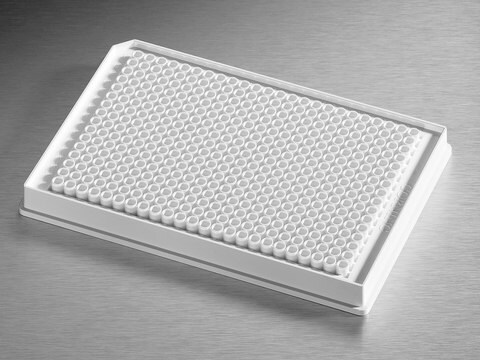 Micropiastra a 384 pozzetti Corning&#174;, a basso volume NBS&#8482; (non-binding surface), white polystyrene, flat bottom, non-sterile, lid: no, pack of 10