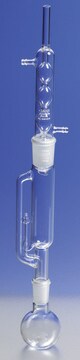 Allihn condenser for Pyrex&#174; brand extraction apparatus fits 500mL capacity