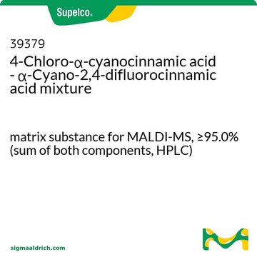 4-Chloro-&#945;-cyanocinnamic acid - &#945;-Cyano-2,4-difluorocinnamic acid mixture matrix substance for MALDI-MS, &#8805;95.0% (sum of both components, HPLC)