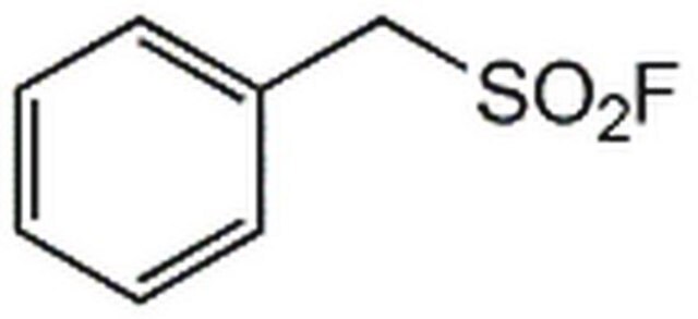 苯甲基磺酰氟 Phenylmethylsulfonyl Fluoride, CAS 329-98-6, is an irreversible inhibitor of serine proteases. It causes sulfonylation of the active-site serine residues.