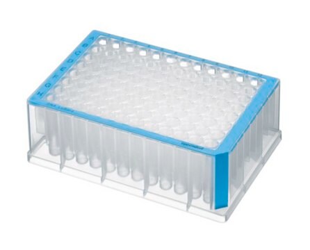 Eppendorf&#174; Deepwell plates, DNA LoBind, 96 wells white plate, conical bottom, colorless wells, capacity 1000&#160;&#956;L, pkg of 120&#160;ea (10 bags × 12 plates)