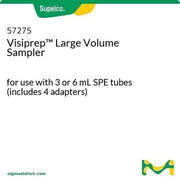 Amostrador para grandes volumes Visiprep&#8482; for use with 3 or 6 mL SPE tubes (includes 4 adapters)