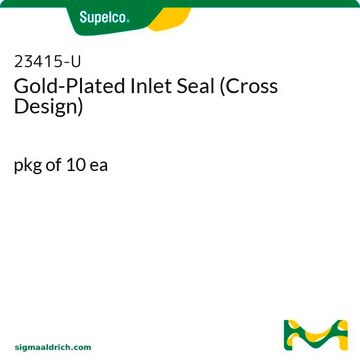 Gold-Plated Inlet Seal (Cross Design) pkg of 10&#160;ea