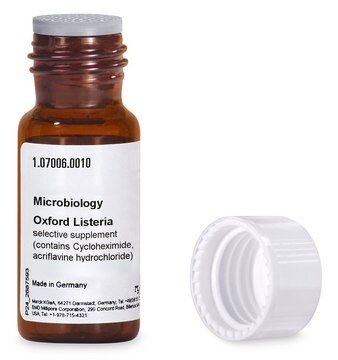 Oxford Listeria-Selektivergänzung selective for Listeria spp., pkg of 10&#160;vials, for use with GranuCult&#174; Oxford Agar (Base)