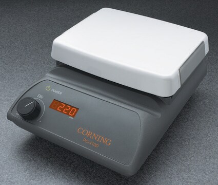 Corning&#174; stirrer with digital display AC/DC input 120 V AC, US 3-pin plug, plate L × W 5&#160;in. × 7&#160;in.