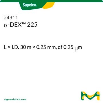 &#945;ß-DEX&#8482; 225 L × I.D. 30&#160;m × 0.25&#160;mm, df 0.25&#160;&#956;m