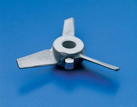 Lightnin&#174; 316 stainless steel impeller 3 Blade turbine, Model A-310, diam. 2 1/2&#160;in. , overall