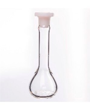 Synthware&#8482; Volumetric flask, Class A with PFTE stopper borosilicate glass 3.3, capacity 200&#160;mL