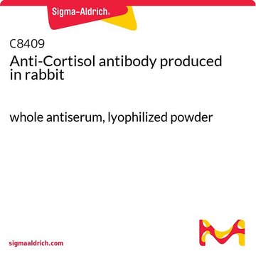 Anti-Cortisol antibody produced in rabbit whole antiserum, lyophilized powder