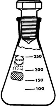 Duran&#174; Erlenmeyer flask with stopper capacity 250&#160;mL