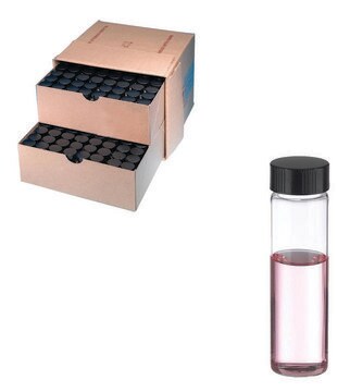 WHEATON&#174; clear sample vial with rubber lined cap packed in partitioned tray glass, tube capacity (40&#160;mL), screw cap