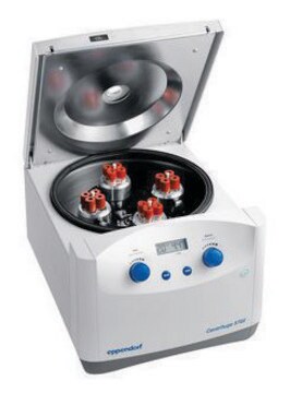 Eppendorf&#174; Centrifuge 5702/5702R/5702RH 5702, non-refrigerated, without rotor, rotary knobs, AC/DC input 120 V, 60 Hz, US 3-pin plug (US)