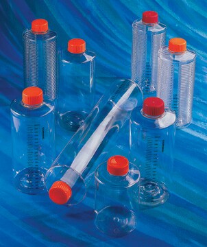 Corning&#174; Roller Bottles, Tissue Culture Treated clear polystyrene, sterile, bottle surface area 850&#160;cm2, cap (Easy Grip), case of 44