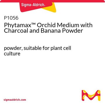 Phytamax&#8482; Orchid Medium with Charcoal and Banana Powder powder, suitable for plant cell culture