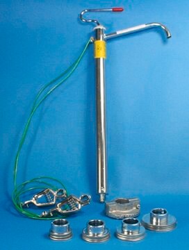 Metal drum pump fits 5gal. can, FM approved