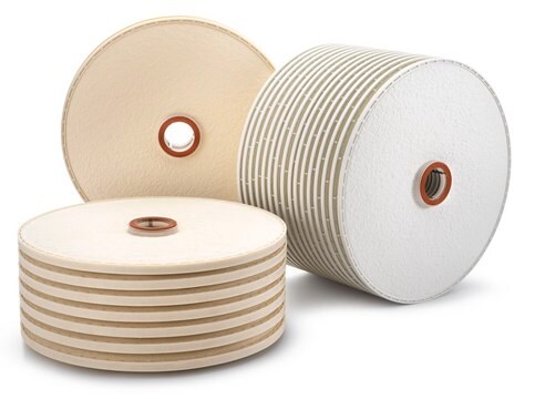 Millistak+&#174; Lenticular Disc Filter DE50, cellulose, filtration area 3.47&#160;m2, hydrophilic