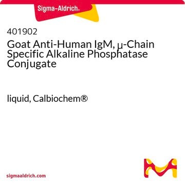 Kozia anty-ludzka IgM, specyficzny dla łańcucha μ koniugat fosfatazy alkalicznej liquid, Calbiochem&#174;