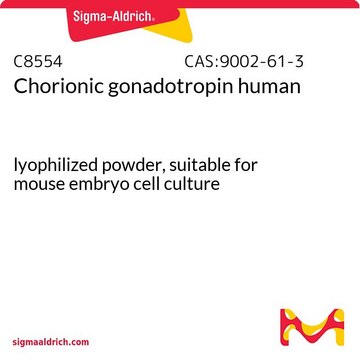 Gonadotropine chorionique human lyophilized powder, suitable for mouse embryo cell culture