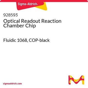 Optical Readout Reaction Chamber Chip Fluidic 1068, COP-black