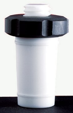 Synthware&#8482; PTFE stopper with extraction nut joint: ST/NS 19/22