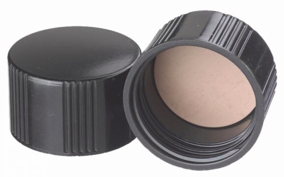 Wheaton media bottle replacement cap rubber lined cap only (size 33-430)