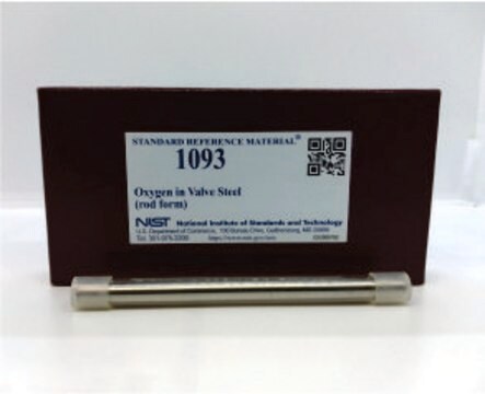 Oxygen in valve steel NIST&#174; SRM&#174; 1093