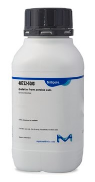 Gelatina medium gel strength, suitable for microbiology