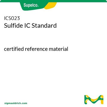 スルフィド (IC スタンダード) certified reference material