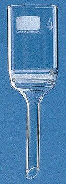 BRAND&#174; filter funnel borosilicate glass, capacity 75&#160;mL, 11 D 4