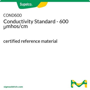 Conductivity Standard - 600 &#956;mhos/cm certified reference material