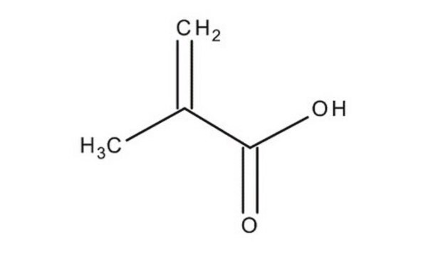 Methacrylsäure (stabilised with hydroquinone monomethyl ether) for synthesis