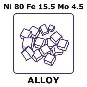 Nickel-iron-molybdenum alloy, Ni80Fe15.5Mo4.5 50g lump, 10mm max. lump size, pellets