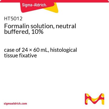 Soluzione di formalina, neutra tamponata, al 10% case of 24 × 60&#160;mL, histological tissue fixative