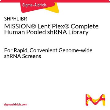 MISSION&#174; LentiPlex&#174; Complete Human Pooled shRNA Library For Rapid, Convenient Genome-wide shRNA Screens