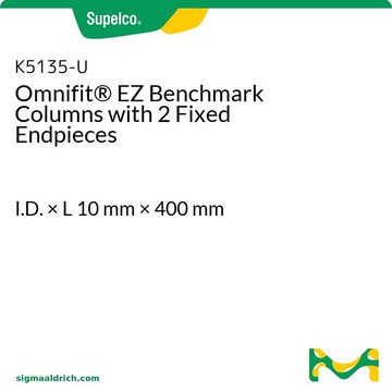 Omnifit&#174; EZ Benchmark Columns with 2 Fixed Endpieces I.D. × L 10&#160;mm × 400&#160;mm